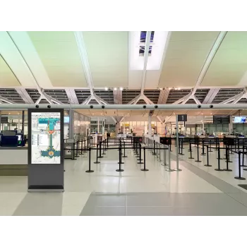 Ecrã kiosk interior EDBAK IDS10.55 55 inch preto – caixa de ecrã tátil de chão