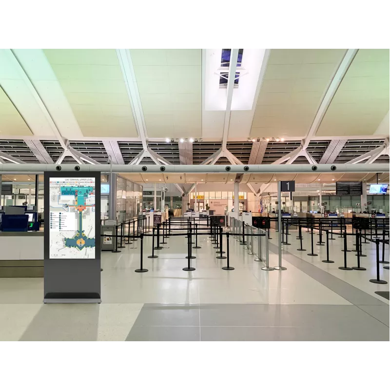 Ecrã kiosk interior EDBAK IDS10.55 55 inch preto – caixa de ecrã tátil de chão