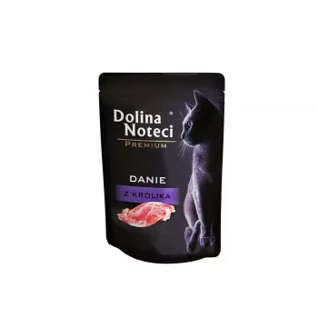Dolina Noteci comida para gatos com coelho, 85 g