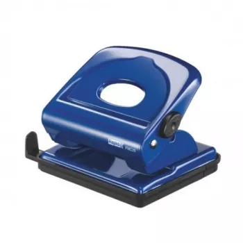 Perfurador Rapid FMC25 — azul, perfura até 25 folhas