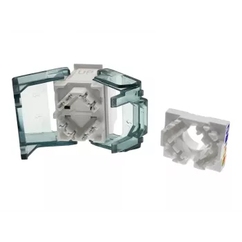 Módulo Keystone RJ45 Alantec MB007-1 UTP Cat.6A Plus Teste de qualidade EUA