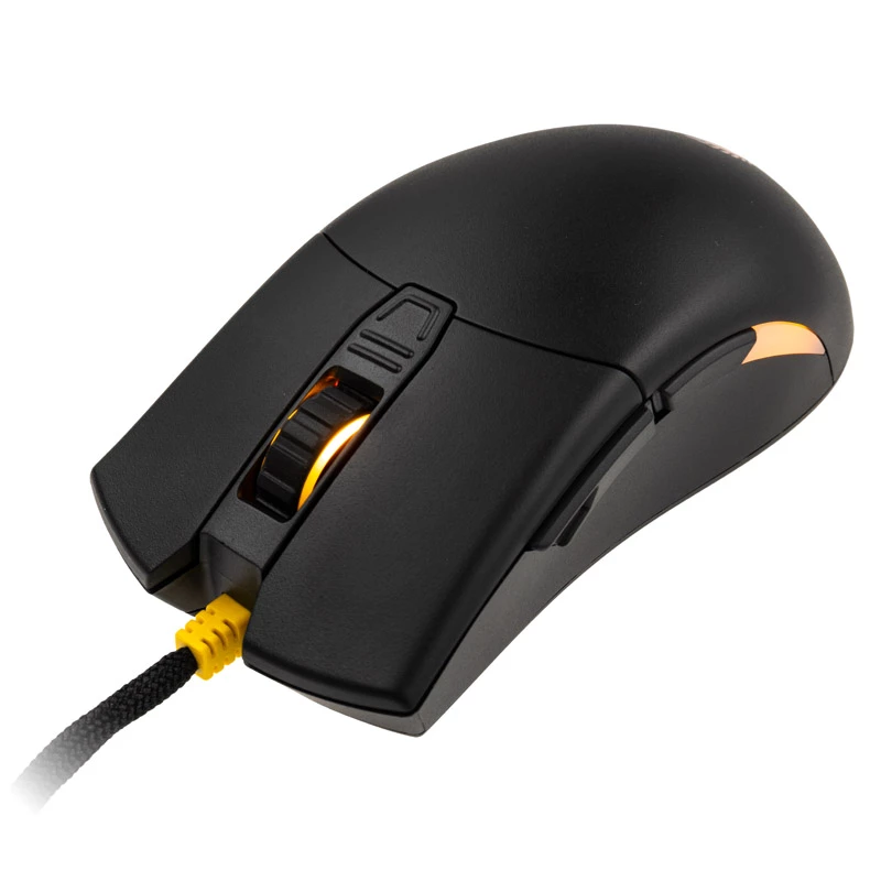 Rato Ducky Secret M Retro para destro USB Type-A ótico 16000 DPI