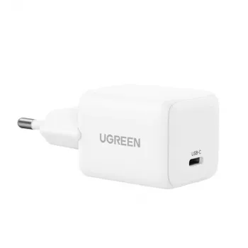 Carregador UGREEN Nexode N Series X513 30W GaN USB-C carregamento rápido de porta única, 100–240V, branco