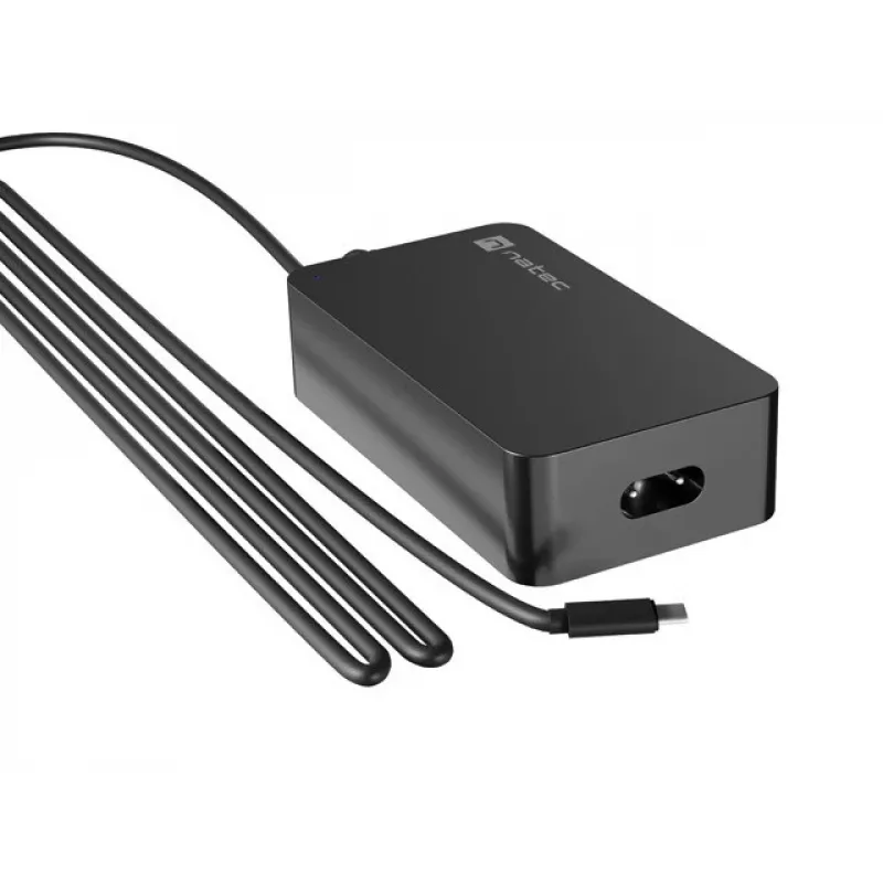 Fonte de alimentação NATEC Grayling USB-C 45W universal preto