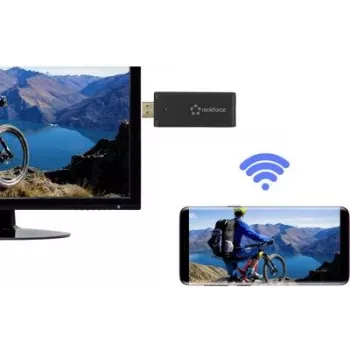 Renkforce renkCast 3 - Full HD - 1920 x 1080 píxeis - 1080p - H.264,H.265 - HDMI - Wi-Fi 5 (802.11ac) (RF-3386052)
