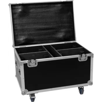 Flightcase Roadinger para 4x TMH-X4 (modelo 31001061) — caixa de transporte protetora para quatro unidades