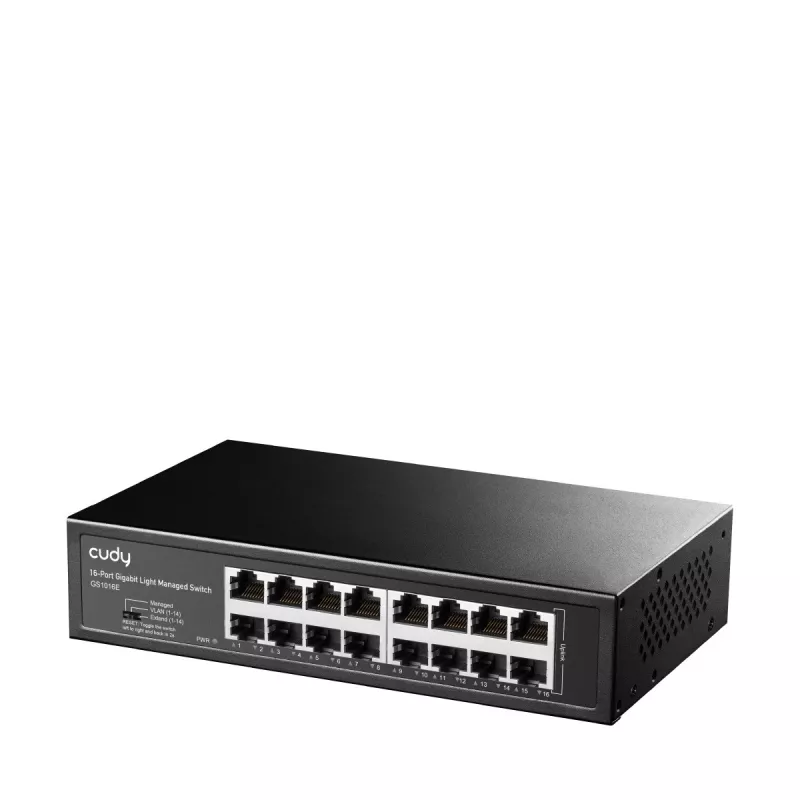 Switch Cudy GS1016E switch 16 portas Gigabit Ethernet unmanaged, 16× 10/100/1000 Mbit/s