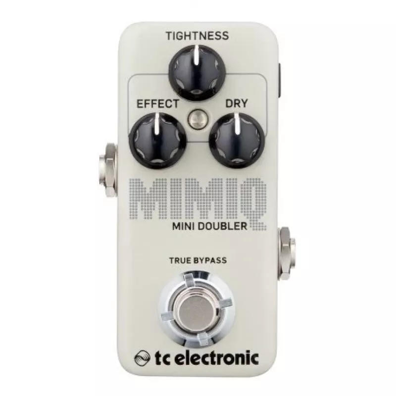 Pedal de efeitos para guitarra TC Electronic Mimiq Mini — efeito doubler, compacto, True Bypass