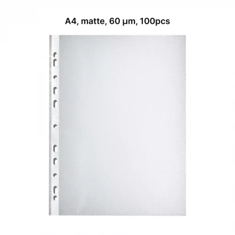 Capa perfurada AD Class Orange Peel A4 60 µm, saco de 100 unidades