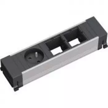 Distribuidor de energia Bachmann 916.003 0,1 m 1 tomada AC preto