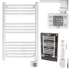 Aquecedor de casa de banho elétrico Adler AD 7824 600 W, branco, IP24, para montagem na parede, 500×900 mm