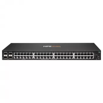 HPE - Switch Aruba 6000 48G 4SFP - Switch - L3 - gerido - 48 x 10/100/1000 + 4 x Gigabit SFP - fluxo de ar lateral - montagem em rack - AC 100 - 127 V / 200 - 240 V