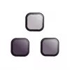 Conjunto de filtros ND 8/16/32 Telesin para GoPro Hero 9 / Hero 10 / Hero 11 / Hero 12 / Mini (GP-FLT-902)