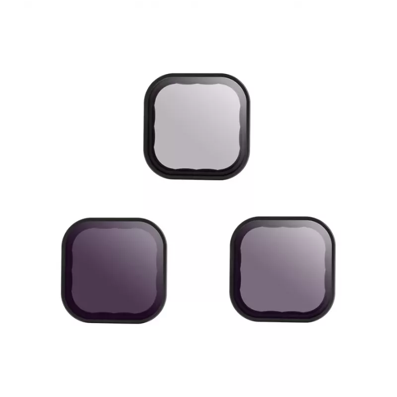 Conjunto de filtros ND 8/16/32 Telesin para GoPro Hero 9 / Hero 10 / Hero 11 / Hero 12 / Mini (GP-FLT-902)