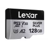 Memória flash Lexar 128 GB UHS-I MicroSDXC Professional SILVER PLUS