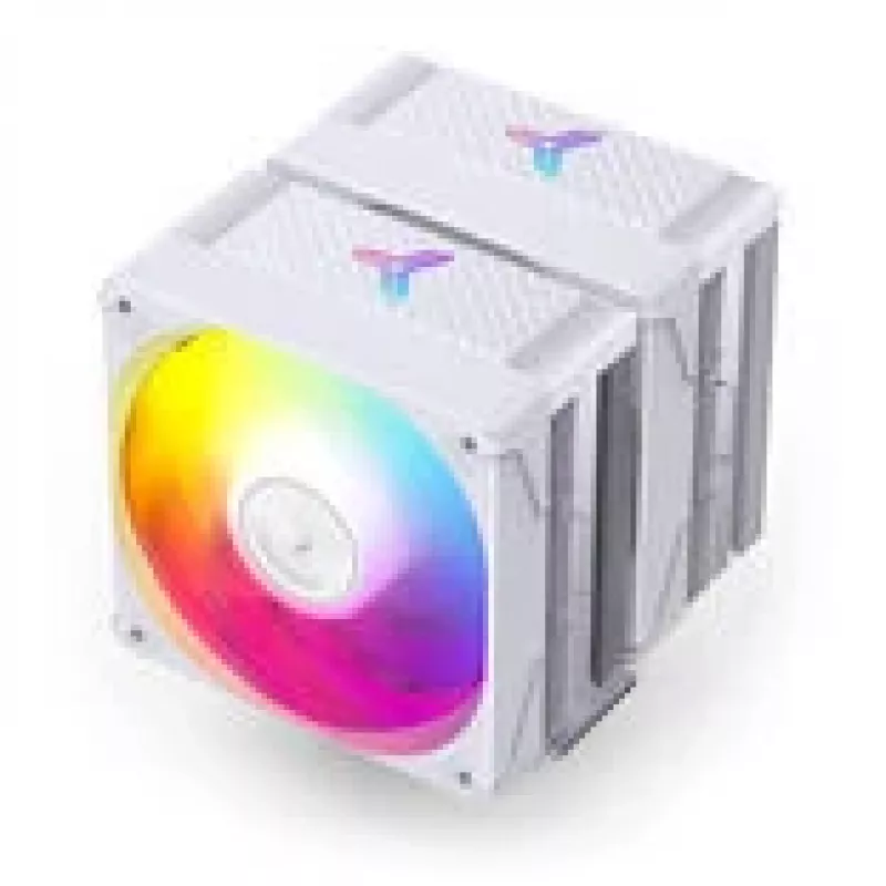 Dissipador de CPU Jonsbo CR-3000E Dual-Tower ARGB branco, dissipador de ar Dual-Tower com iluminação ARGB