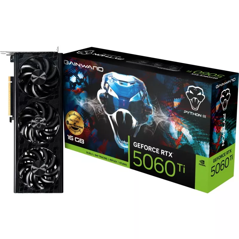 Placa gráfica Gainward GeForce RTX 5060 Ti 16 GB GDDR7