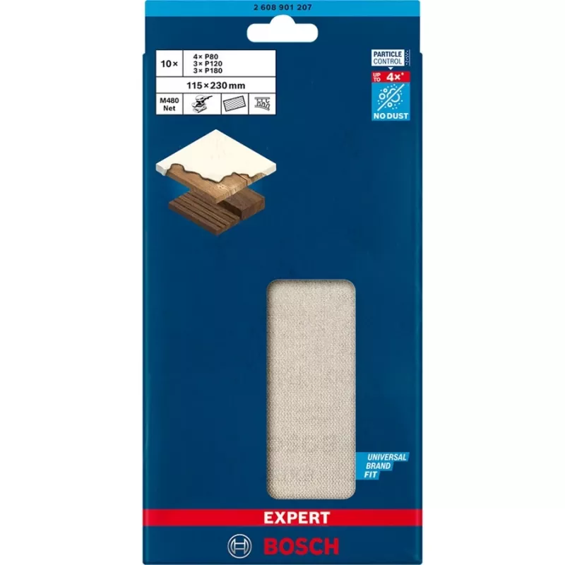 Folha de lixa Bosch M480 para tinta, madeira