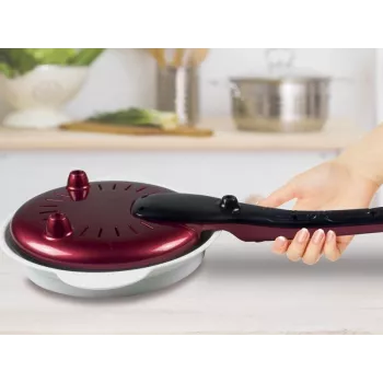 Máquina de crepes Beper BT.710Y – máquina elétrica de panquecas, placa antiaderente