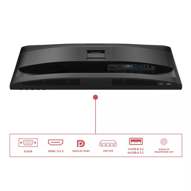 Monitor AOC 24E4U 60,5 cm (23,8 polegadas) 1920 x 1080 píxeis Full HD LED Preto