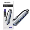 Hub USB QOLTEC 53792, USB-C 3.1 para 4 portas (USB 3.0 x1, USB 2.0 x3)