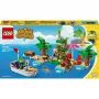LEGO Brinquedo de construção 77048 Animal Crossing Passeio de barco com a ilha do capitão