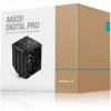 Arrefecedor de CPU DeepCool AK620 Digital PRO — ventoinha de 120 mm, 1750 rpm, 25 dB, 12 V, compatível com LGA1700/AM5, preto