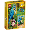Conjunto de Construção LEGO Papagaio Exótico 31136 — Modelo de Exposição Creator, 253 Peças, 220×120×110 mm