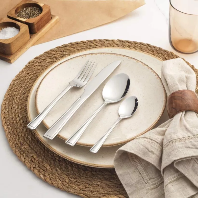 Conjunto de talheres Salter BW031402EU7 – 24 peças, aço inoxidável, apto para máquina de lavar louça