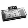 Alphacool Core RX 9070 XT Taichi Bloco de água para GPU com backplate, Transparente/Cromado