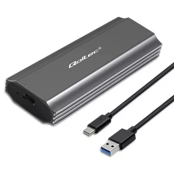 Caixa | compartimento NV2271 para disco M.2 SSD | SATA | NVMe | USB-C | 2TB