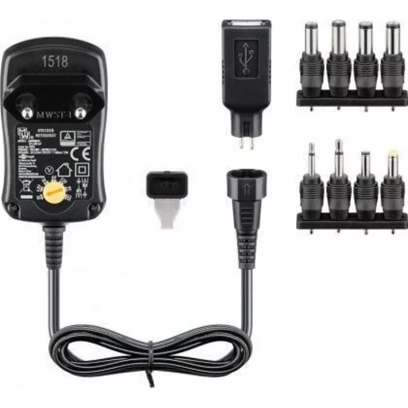 Régua de alimentação Qoltec PDU anti-sobrecarga para RACK 19 | 1U | 16A | 6xFRANCESA | 2m