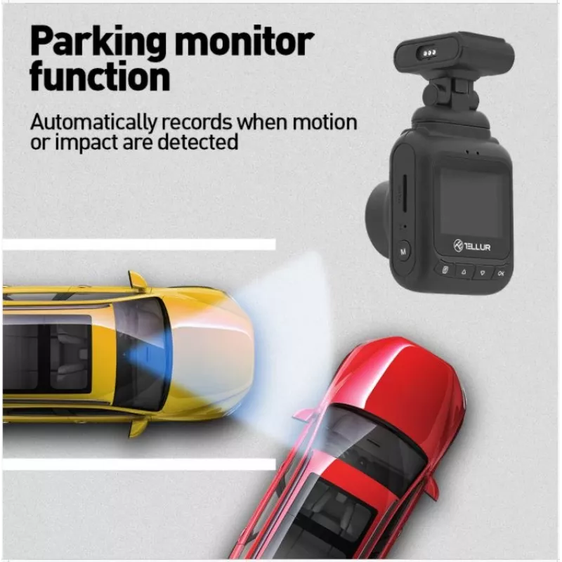 Dashcam Tellur Dash Patrol DC1 FullHD 1080P preto