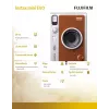 Máquina fotográfica Instax mini EVO castanho