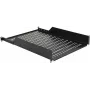 Prateleira de rack LOGON RAS415BL preto capacidade 50 kg 19 polegadas