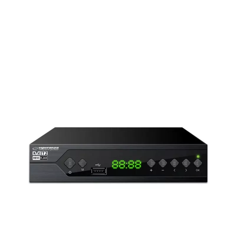 Esperanza EV107R Recetor de TV por cabo preto