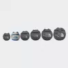 Mala de viagem The North Face Base Camp Duffel S - stone slab/granite cinzento