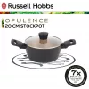 Panela Russell Hobbs RH01669BEU7 20 cm, preta, interior em aço inoxidável