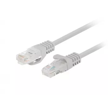 Cabo de rede LANBERG PCU5-10CC-0025-S Cat5e U/UTP RJ-45 — 0,25 m, Cinzento
