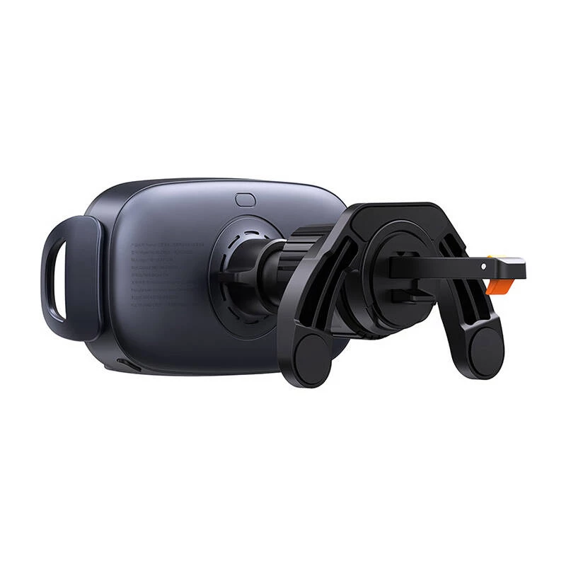 Baseus LightChaser BS-CM029 Suporte de telemóvel para automóvel com carregamento sem fios de 15 W para grelha de ventilação, preto