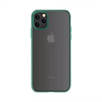 Capa rígida protetora Devia Glimmer Serie para iPhone 11 Pro, verde, parte traseira em PC