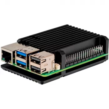 Caixa Joy-IT ARMOR Case BLOCK para SBC adequada para kits de desenvolvimento Raspberry Pi (RB-AlucaseP5-07)