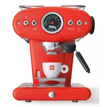Máquina de café expresso Illy X1 manual — depósito de água de 1 L, 1200 W, cápsulas de café e café moído, 1 saída