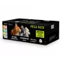 Sacos de alimento húmido para gatos PetRepublic 48 x 85 g – variedades mistas de peixe e aves (salmão, frango, atum, bacalhau, truta)