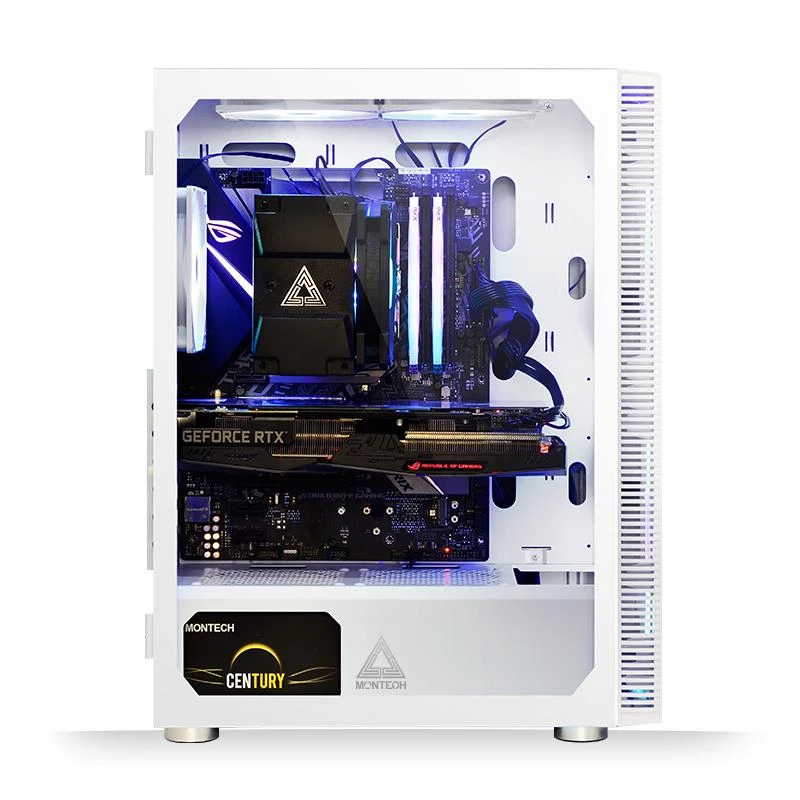 Caixa de PC Montech X3 GLASS Midi-Tower branca