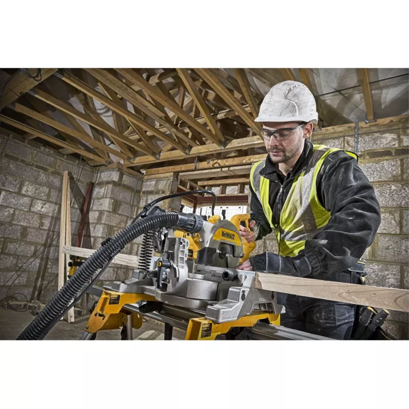 Serra de corte e esquadria DeWALT DWS777-QS 6300 rpm 1800 W