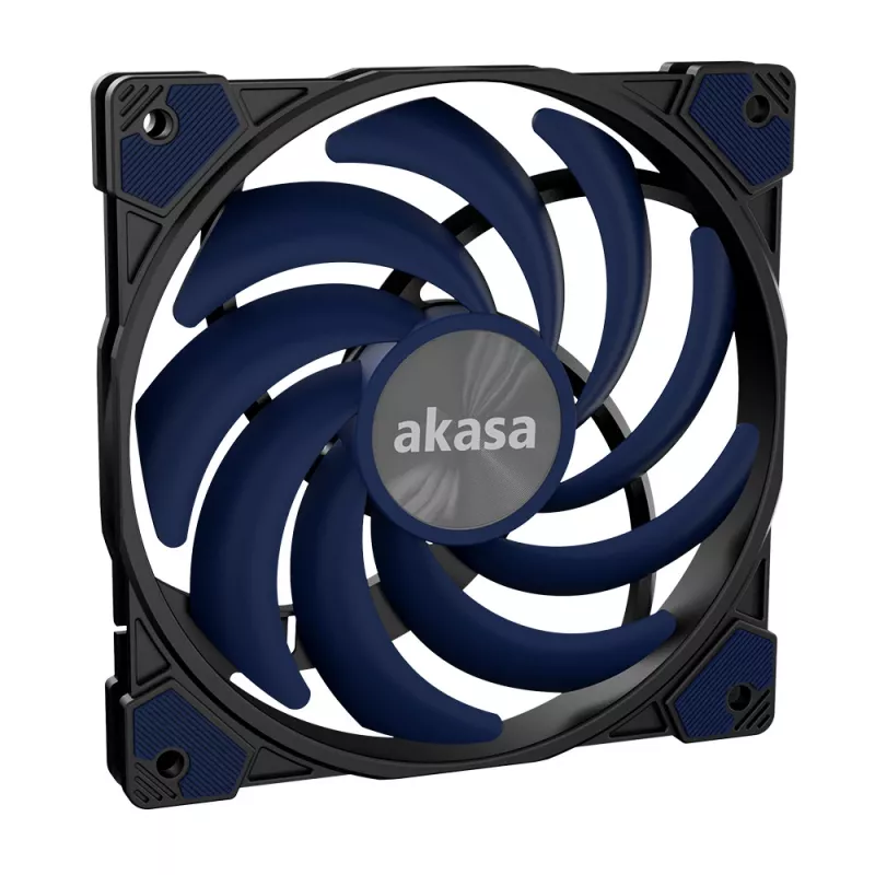 Ventoinha Akasa Alucia XS12 120 mm preta azul 700-2000 RPM HDB