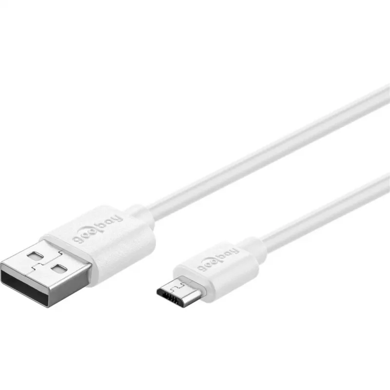 Goobay 44985 Cabo para Telemóvel Branco