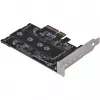 Placa adaptadora Silverstone SST-ECM27 M.2/SATA, PCIe 4.0, 1x M-Key, 2x SATA 6G - Low Profile