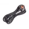 APC AP9895 cabo de alimentação, 16A 200-240V, C19 para ficha UK BS 1363A, 2,44 m, preto